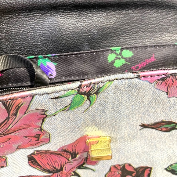 Betsey Johnson PHONE FLORAL Purse Handbag Kitsch TELEPHONE CROSSBODY - Picture 5 of 10